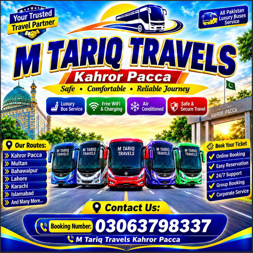 M Tariq Travels Poster